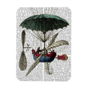 Magnet Flexible Ballon à air chaud de Place Du Louvre