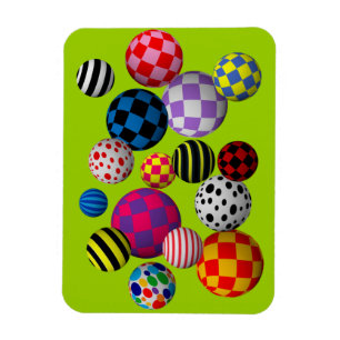 Magnet Flexible Ballons amusants et colorés