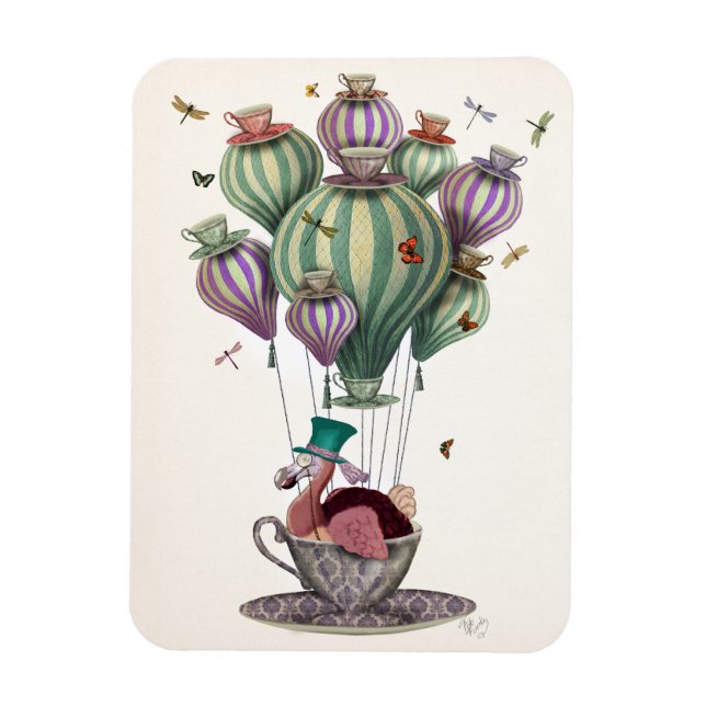 Magnet Flexible Ballotte de Dodo avec libellules (Vertical)