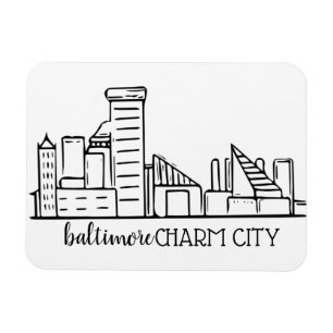 Magnet Flexible Baltimore Skyline