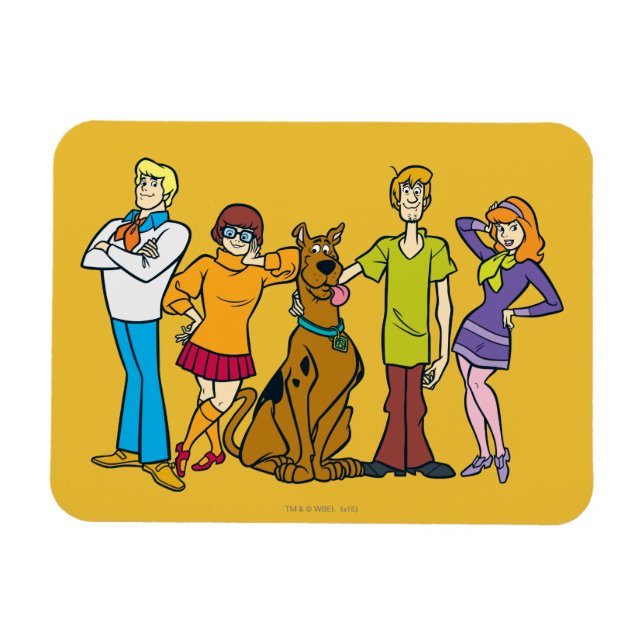 Magnet Flexible Bande entière 14 Mystery Inc (Horizontal)