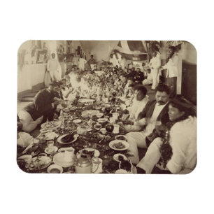 Magnet Flexible Banquet royal à la péniche du Roi Kalakana's,