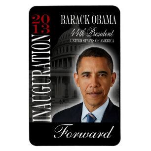 Magnet Flexible Barack Obama 2013 L'aimant commémoratif de l'infla