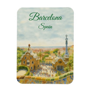 Magnet Flexible Barcelona Park Guell