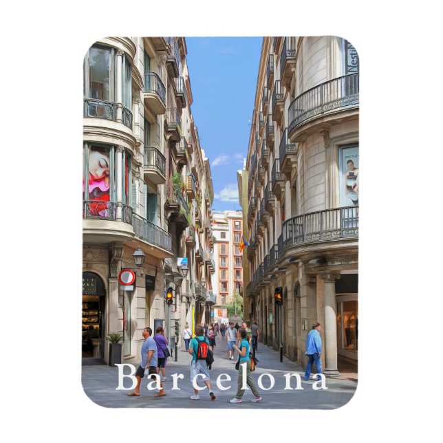 Magnet Flexible Barcelone. n° 12. (Vertical)