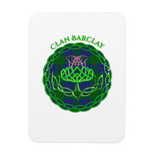 Magnet Flexible Barclay Scottish Tartan Celtic Thistle