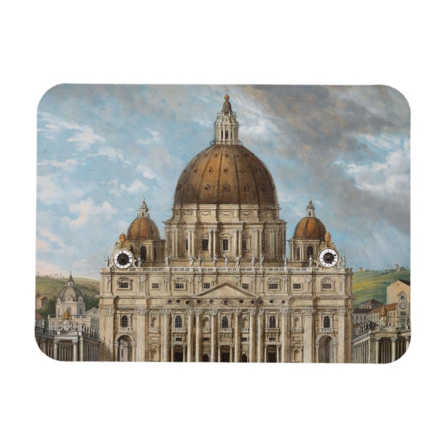 Magnet Flexible Basilique Saint-Pierre de la Cité du Vatican (Horizontal)