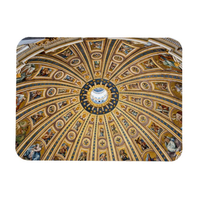 Magnet Flexible Basilique Saint-Pierre Dôme - Vatican, Rome, Itali (Horizontal)
