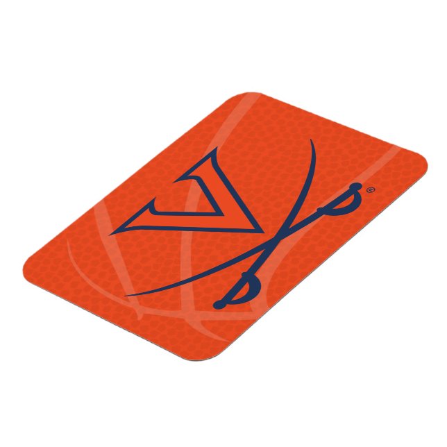 Magnet Flexible Basket-ball des Cavaliers de Virginie (Côté Gauche)