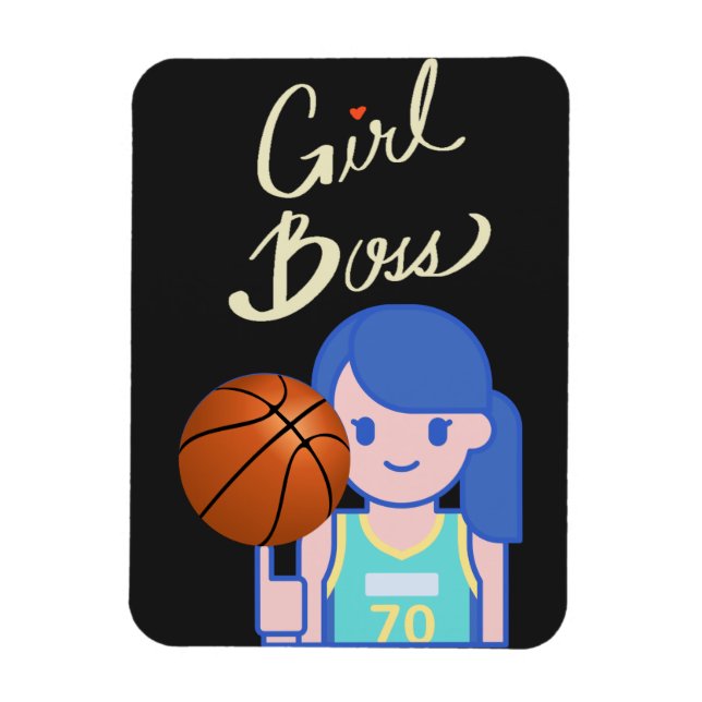 Magnet Flexible Basket-ball féminin (Vertical)