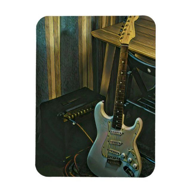Magnet Flexible basse acoustique guitare électrique cadeau (Vertical)