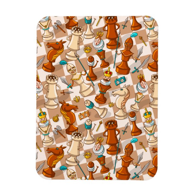 Magnet Flexible bataille d'échecs (Vertical)