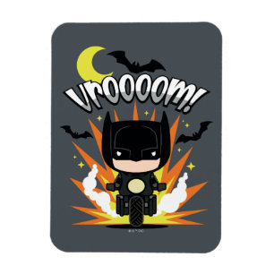 Magnet Flexible Batcycle Chibi Batman