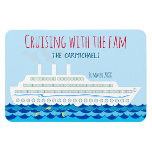 Magnet Flexible Bateau de croisière personnalisé Thème