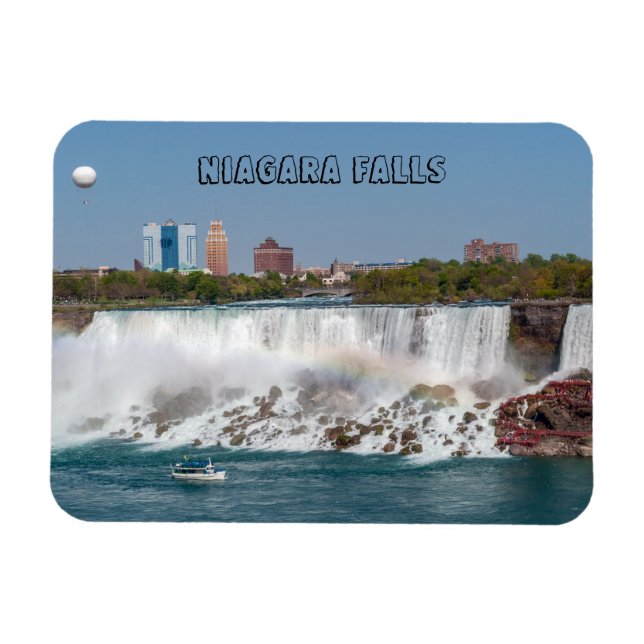 Magnet Flexible Bateau et Chutes américaines de Niagara Falls (Horizontal)