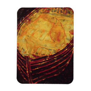 Magnet Flexible Bateau jaune 2007