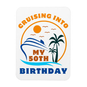 Magnet Flexible Bateau pour mes 50 ans de croisière