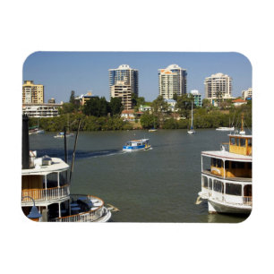 Magnet Flexible Bateaux à roues à aubes, Brisbane River, Brisbane,