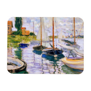 Magnet Flexible Bateaux à voile sur la Seine au Petit Claude Monet