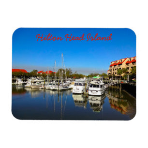 Magnet Flexible Bateaux au Sc de Hilton Head Island de marina de