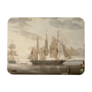 Magnet Flexible Bateaux dans le port, 1805 (huile sur la toile)