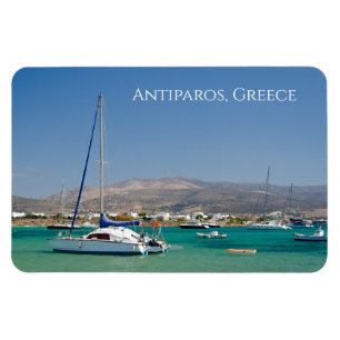 Magnet Flexible Bateaux d'Antiparos Île grecque
