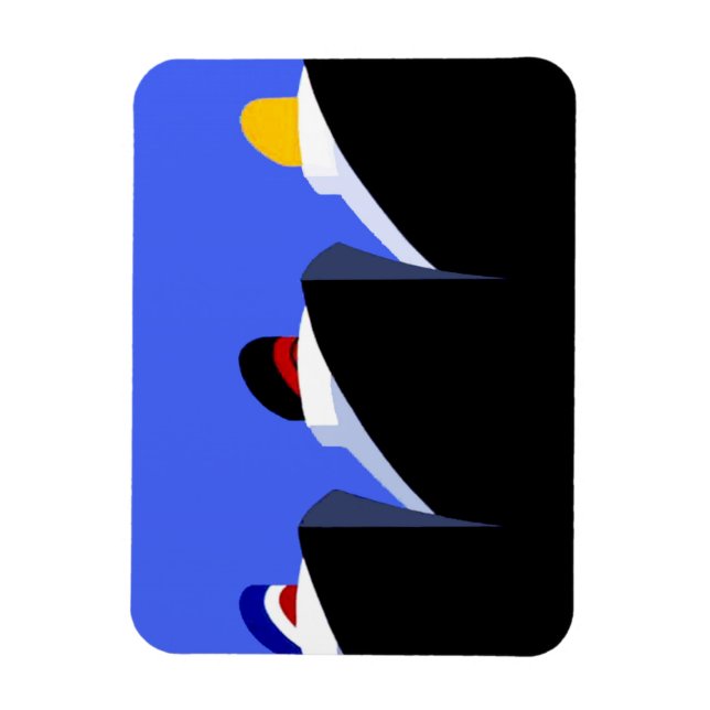 Magnet Flexible Bateaux de croisière Poster vintage Ocean Liner (Vertical)