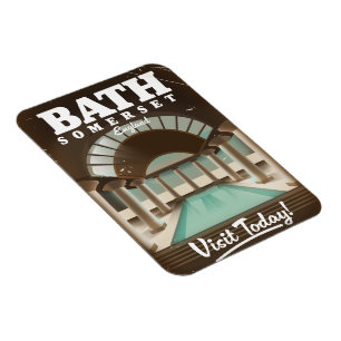 Magnet Flexible Bath Somerset Angleterre affiche voyage