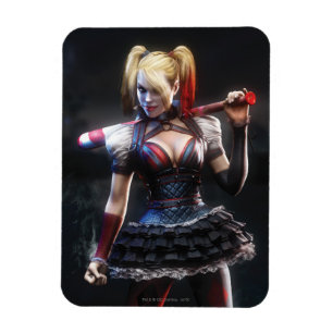 Magnet Flexible Batman Arkham Knight   Harley Quinn avec chauve-so