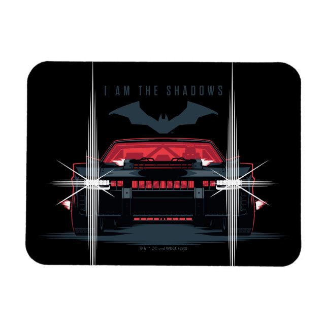 Magnet Flexible Batman Batmobile - Je Suis L'Ombre (Horizontal)
