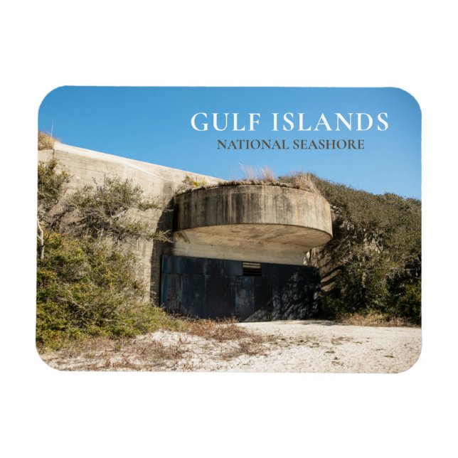 Magnet Flexible Batterie Langdon, Fort Pickens, Gulf Islands NS (Horizontal)