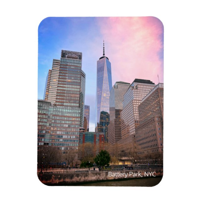 Magnet Flexible Batterie Park de Staten Island Ferry NYC Carte pos (Vertical)