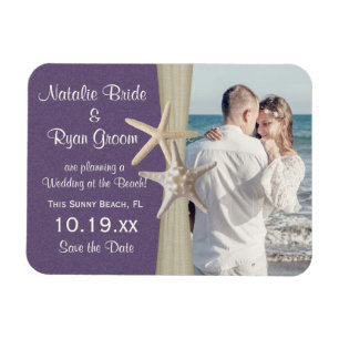 Magnet Flexible Beach Save the Date Photo