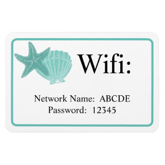 Magnet Flexible Beach Shells Airbnb Location de vacances Wifi