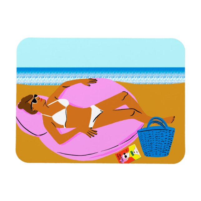 Magnet Flexible Beachy Keen - rose (Horizontal)