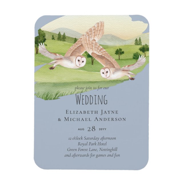 Magnet Flexible Beau Mariage OWLS (Vertical)