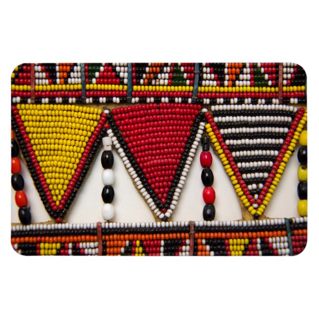 Magnet Flexible Beauté tribale Masaï (Horizontal)