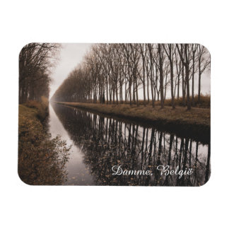 Magnet Flexible Beautiful Schipdonk Canal in Autumn, Damme