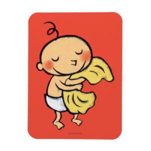 Magnet Flexible Bébé Accrocher Soft Yellow Blanket