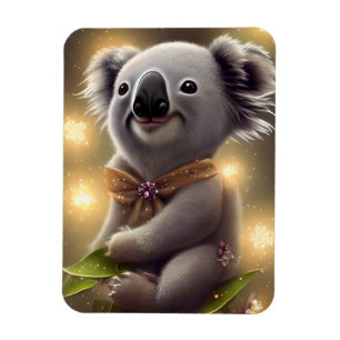 Magnet Flexible Bébé adorable souriant Ours Koala
