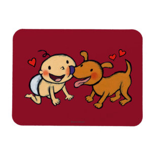 Magnet Flexible Bébé Nez Baisers du chien
