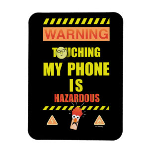 Magnet Flexible Bécher et Bunsen  Toucher mon téléphone est dan