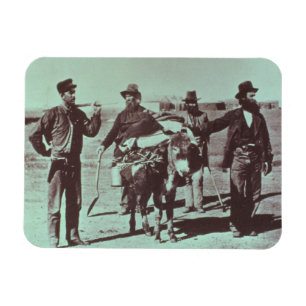 Magnet Flexible Bêcheurs d'or nord-américains, c.1849 (photo de