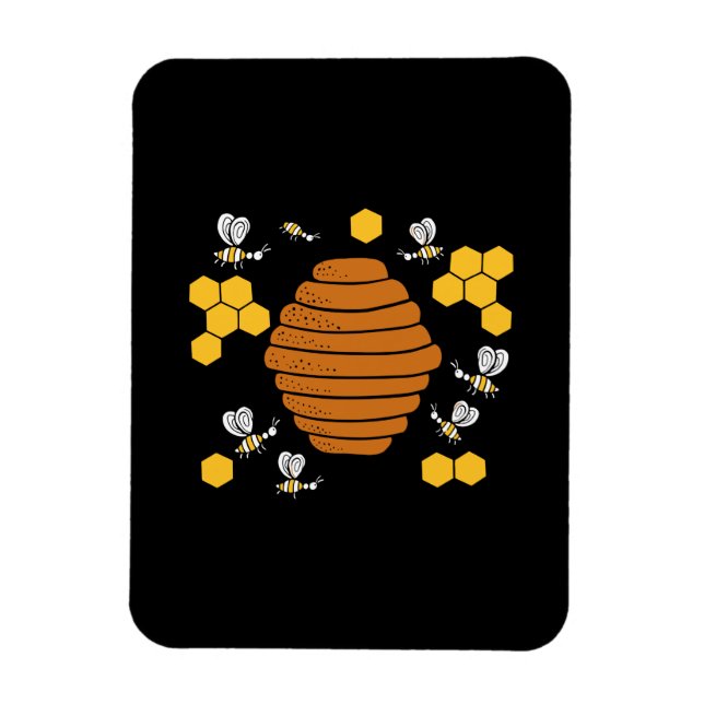 Magnet Flexible Bee Honeycomb (Vertical)