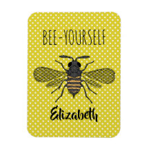 BEE Yellow Polkadot design tendance nommé