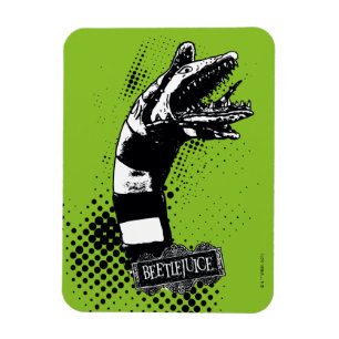 Magnet Flexible Beetlejuice Sandworm Illustration
