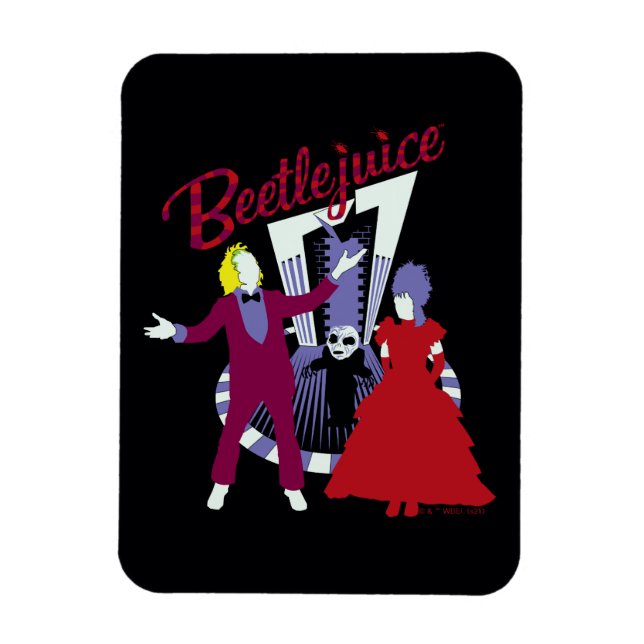 Magnet Flexible Beetlejus | Beetlejus & Lydia Mariage (Vertical)