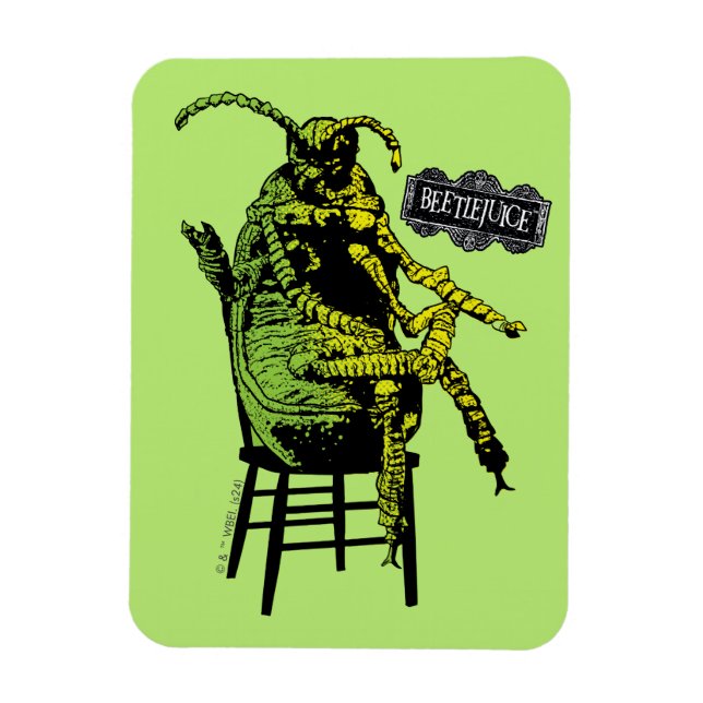 Magnet Flexible Beetlejus | Le dendroctone en fauteuil (Vertical)