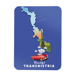 Magnet Flexible Belle carte de la Transnistrie