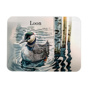 Magnet Flexible belle laine sur l'eau en aquarelle